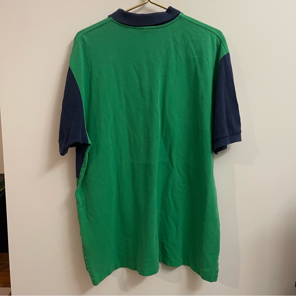 VINTAGE Polo Ralph Lauren Colorblock Rugby Shirt XL - Picture 2 of 4